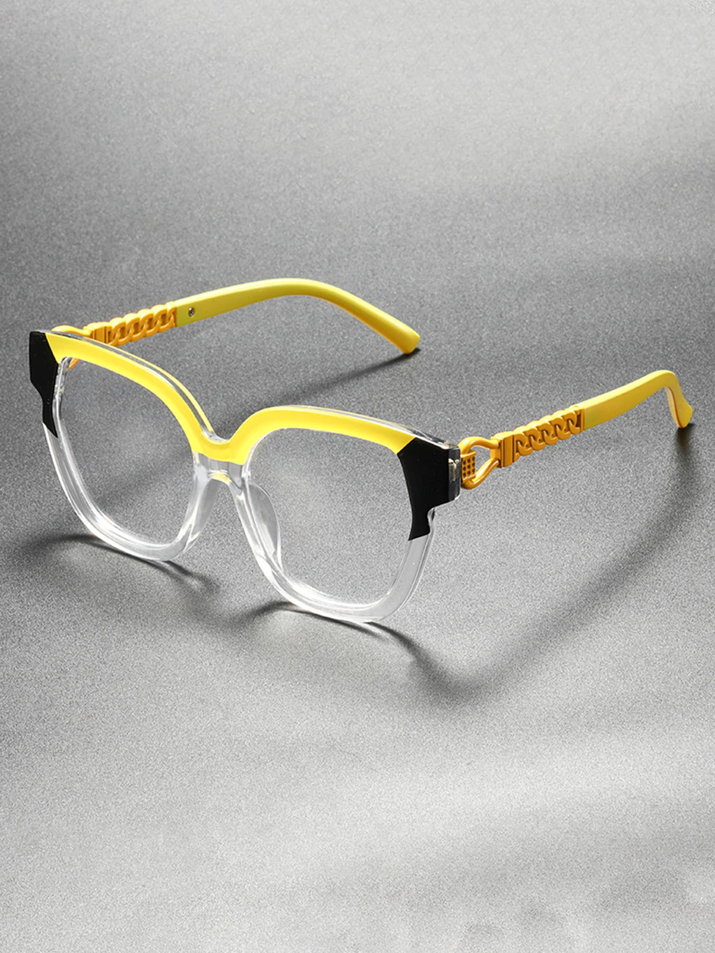 High-Visual-Appeal Cat-Eye Glasses - Unisex, Versatile Blue Light Blocking Plain Glasses