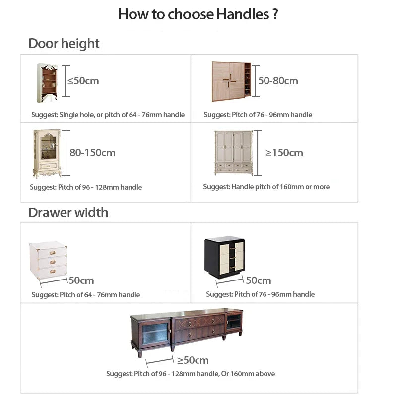 Modern Cabinet Handles Kitchen Door Handles Drawer Knobs Aluminum Alloy Wardrobe Door Handles Brushed Modern Style Hardware