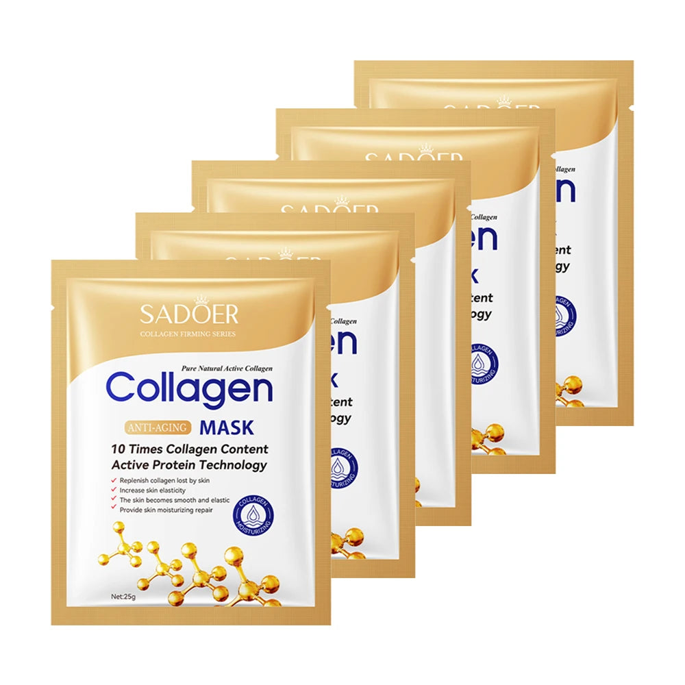 75ml Collagen Peel-off Mask, Night Wrapping Facial Mud Firming Mask Daily Face Skincare Deep Cleaning Skin-Peeling Off Covers