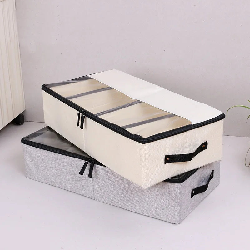 Thickened folding storage box Underwear divider with lid Closet storage box Shoes storage box Dust cover Drawer storage box Adju