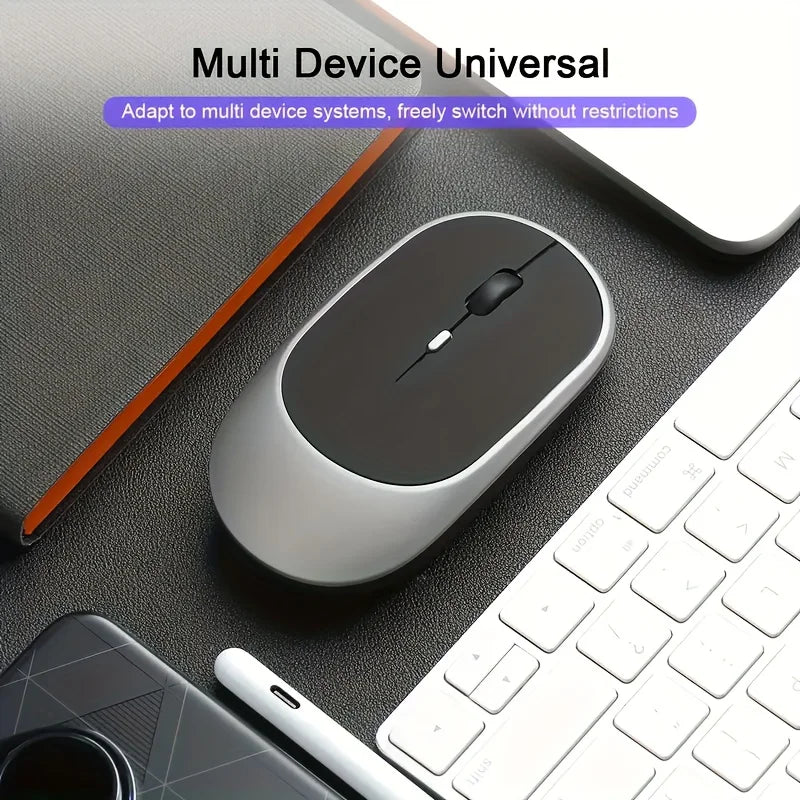 Wireless Mouse Bluetooth-Compatible Mouse Ergonomic 1200DPI Mouse For MacBook Tablet Laptops Computer PC iPad 2.4Ghz Gaming Mice