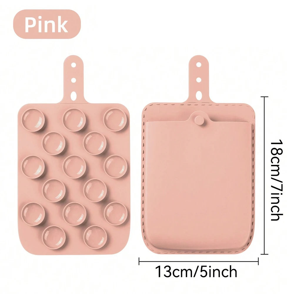Adsorption Back Storage Bag For iPad Laptop Smooth Surface Reusable Cable/Mouse/Powerbank Pouch Elastic Tablet Accessories