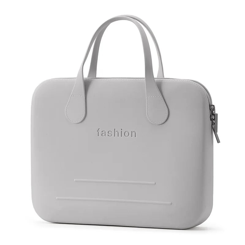 Morandi Colorful Computer Hand Bag Light Trendy 14 Inch Laptop Bag for Girls Student Portable EVA Waterproof Handbag