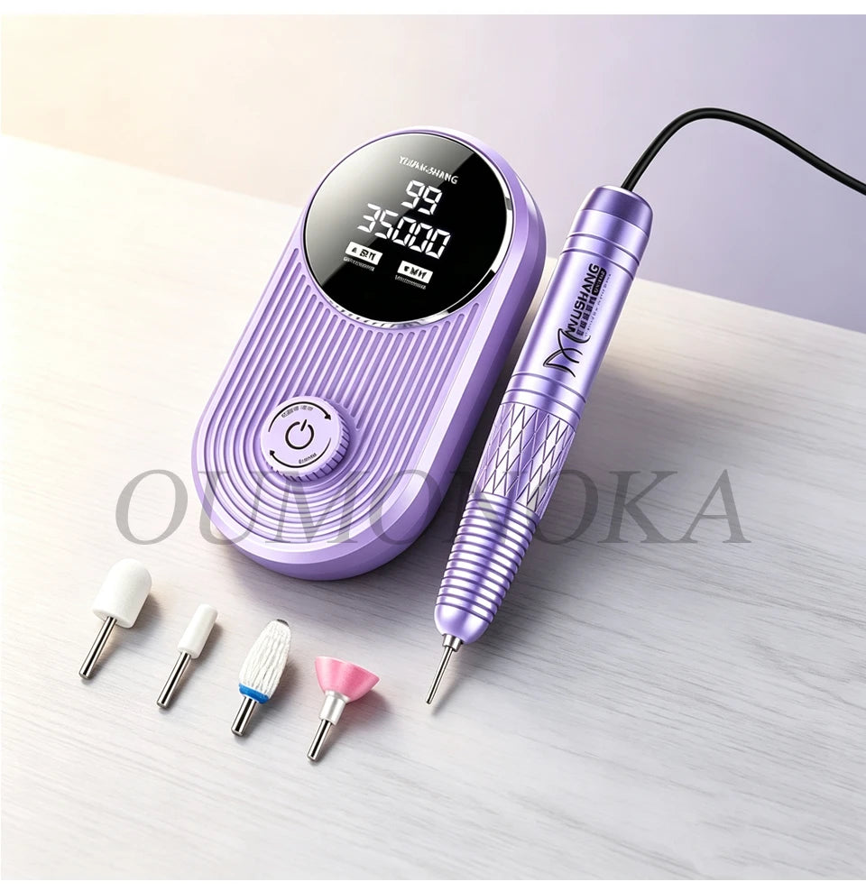 Professional Electric Nail Drill Machine Lathe Kit Nail Sander File for Manicure Cutter Set Art Supplies Salon Grinder Tools