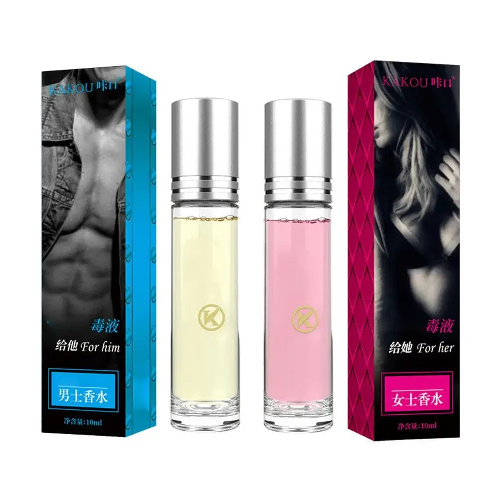 10ml Unisex Roll-On Eau De Toilette Fresh Natural Fragrance Pheromone Temptation Lasting Dating Mini Portable Ball Body Parfum