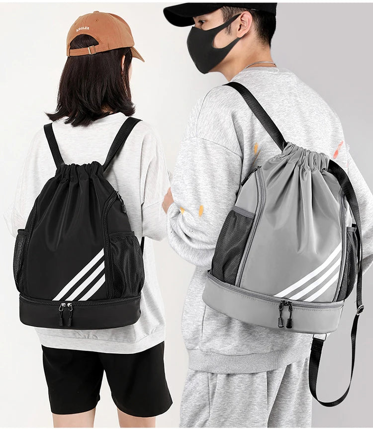 Sport Basketball Backpack Travel Outdoor Waterproof Men Fitness Bags Women Sports Bag Basketball Pouch Hiking Climbing Backpacks