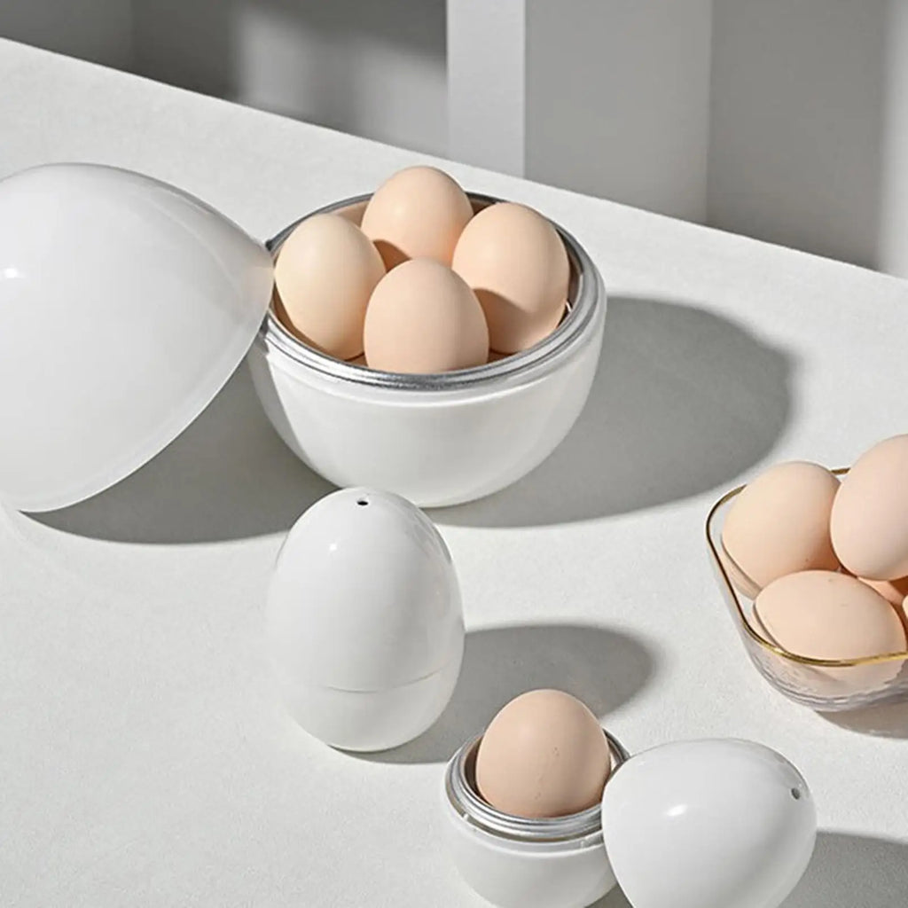 Microwave egg cooker Microwave Egg Boiler Egg Steamer Hard Soft Boiled Eggs cooker for Quick Egg Boiling Cooking Kitchen Gadgets