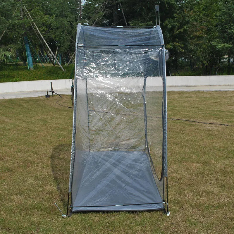Weather Resistant Outdoor Clear Tent for Bike Trip Camping Picnic Winter Sports Transparent Fishing Shelter Garden 4 Season