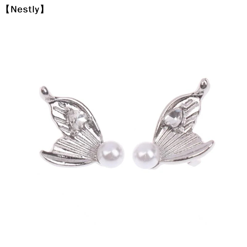 1Pairs Headphone Diameter Buckle Zircon Decorative Headphone Decoration Clip Removable Easy To Install Earbud Accessories〔Nest〕
