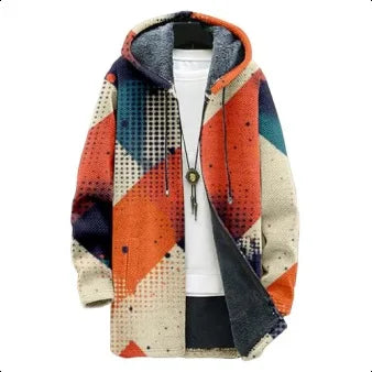 Spring Men's Trend Lapel Chenille Woolen Coat Woolen Coat