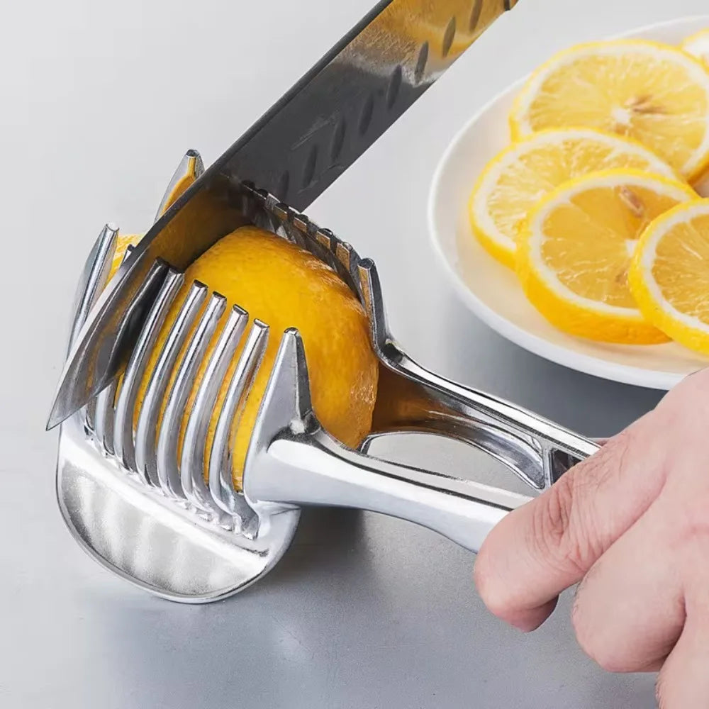 Alloy Handheld Slicer for Fruits Tomato Potato Onion Lemon Vegetable Cutter Kitchen Tools Kitchen Gadgets and Accessories 1PC