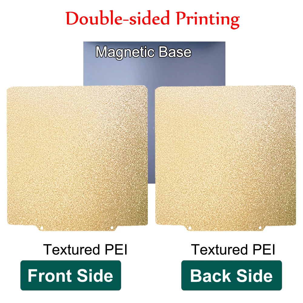 230x230mm for Artillery Gneius, Genius Pro, Hornet PEI Plate Heat Bed Accessories Flexible PEI Sheet for Anycubic Kobra 2