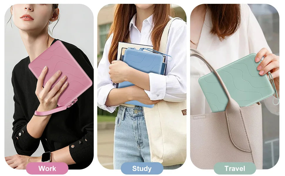 6-7 Inch Silicone Clutch for 7" Kindle Paperwhite and Kindle Colorsoft Signature Edition,6 inch K-indle,Kobo,Nook E-Reader Bag