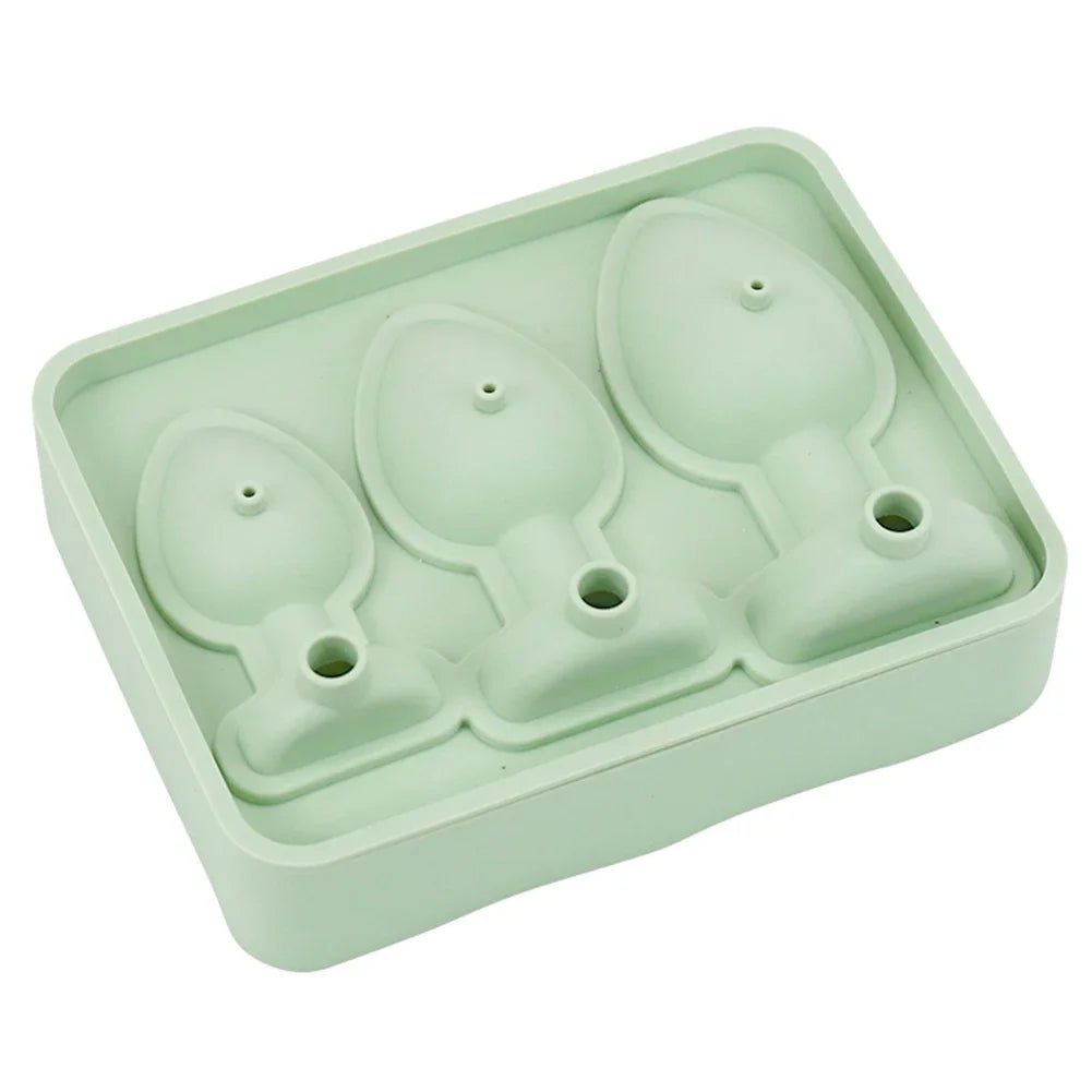 1-5Pcs Silicone Ice Cube Mold Funny Butt Plug Shaped Ice Tray Maker for Bars Cocktail Whiskey Chilling Drinking Kitchen Gadgets