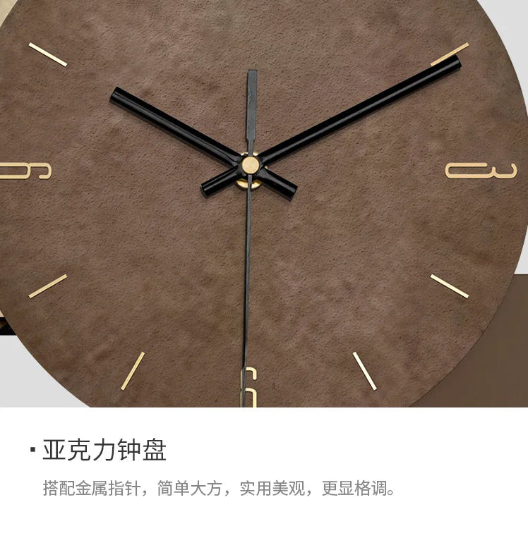 Modern Minimalist Living Room Home Wall Clocks TV Background Decoration Wall Clock Modern Design Home Decor