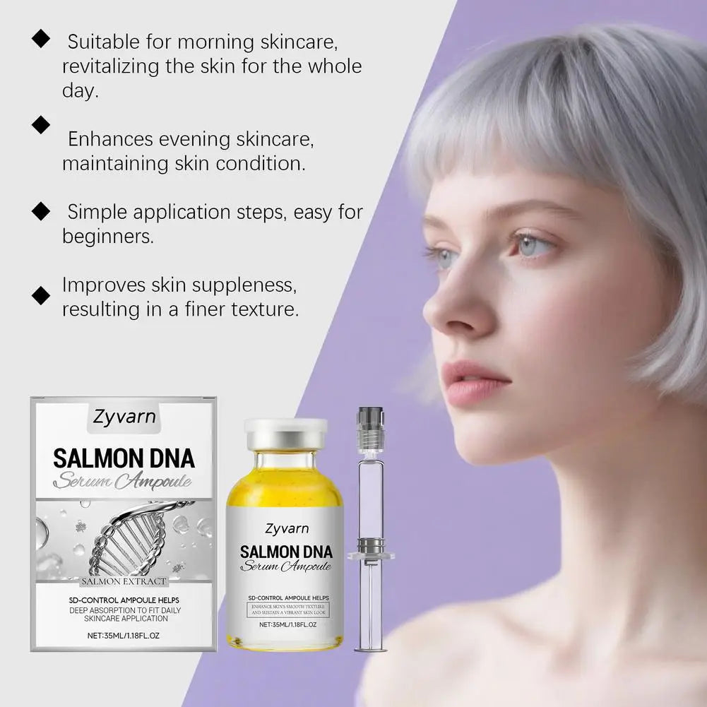 Bottled Skincare Serum Salmon Dna Ampoule Serum Collagen Deeply Moisturizing Essence Effectively Soothes 35/50ml