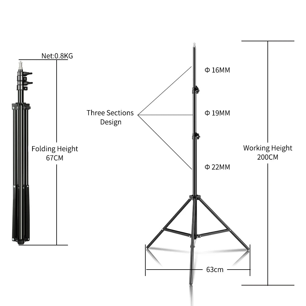 115/135W Photography Bowens Lighting LED 220V Video Studio Daylight-Balanced Lamp Portrait Flash Studio 3000-6000K 3 Colors