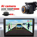 1080P AHD AI Smart Car Camera - Front/Rear/Spare Wheel View, Intelligent Tracking Parking Assistance, Universal Fit for Car