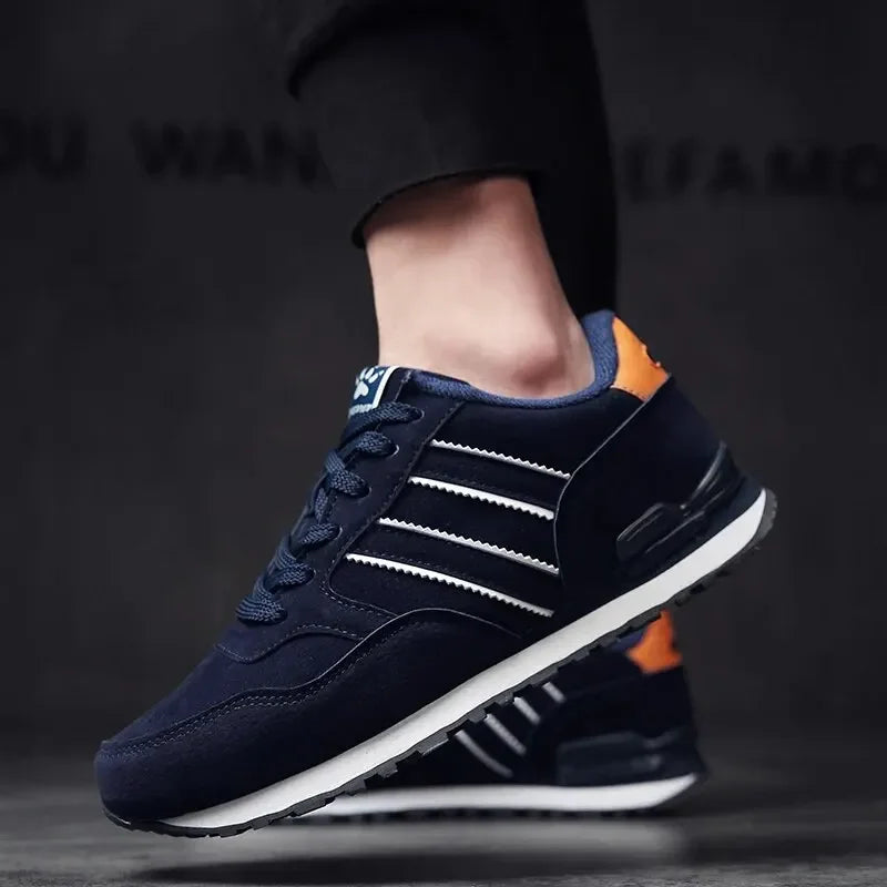 Artificial Leather Men Causal Shoes Male Spring Men Casual Light Shoes Sneakers Lac-up Flats Breathable Outdoors Sapato