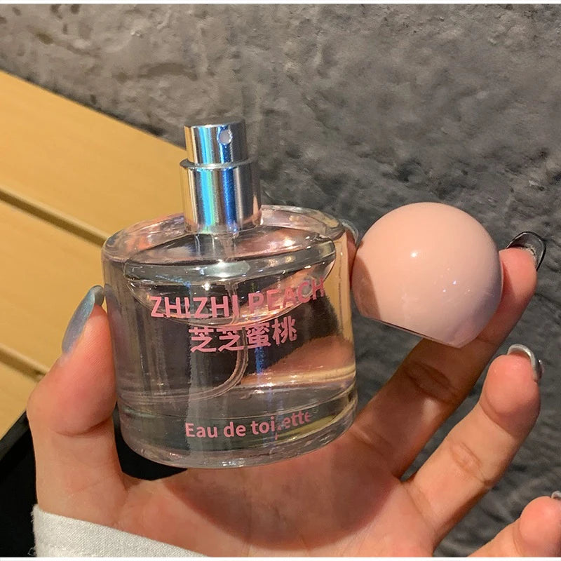 Citrus Peach Fruity Perfume Spray,Clean Fresh Women Scent,Orange Blossom/Lily/Iris/Vetiver/Lemon/Musk Light Fragrance Mist