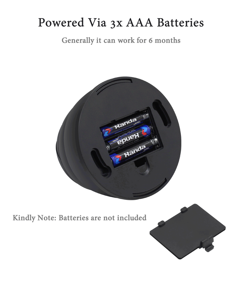 Creative Black Plastic Dome CCTV Dummy Camera Flashing Led Fake Camera Power Via AA Battery Surveillance Security System