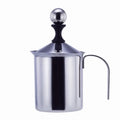 Double Mesh Stainless Steel Milk Frother Professional Modern Simplicity Manual Milk Frother Handheld Design