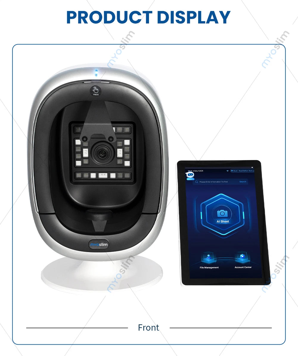 O1pro Portable 3D AI Scanner Facial & Scalp Dual Use Analysis Machine Professional Skin Condition Detector Beauty Salon Device