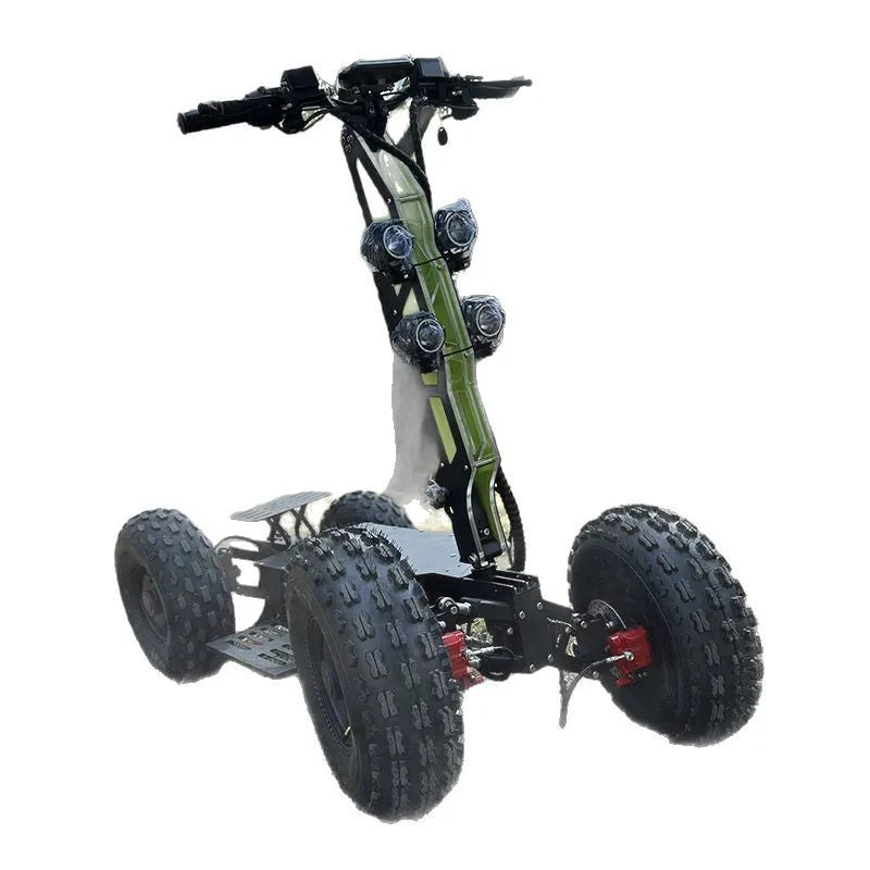 Four-wheel drive high-speed high-power big bicycle hunting patrol car foldable