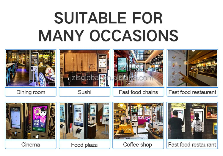 23.6 27 32 Inch Self Order Kiosk Touch Screen  Kiosks Self Service Payment Kiosks Self Payment Kiosk Nfc Payment Terminal