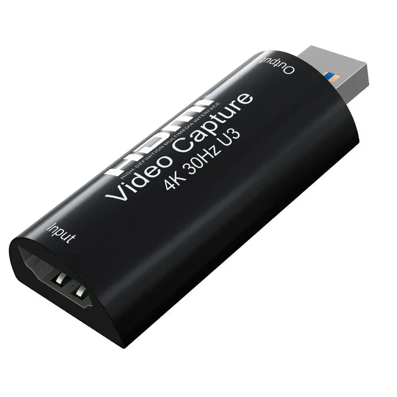 4K HDMI Video Capture Card MS2130 Real USB 3.0 1080P 60FPS Game Screen Record Capture Device for Streaming Video Conference Live