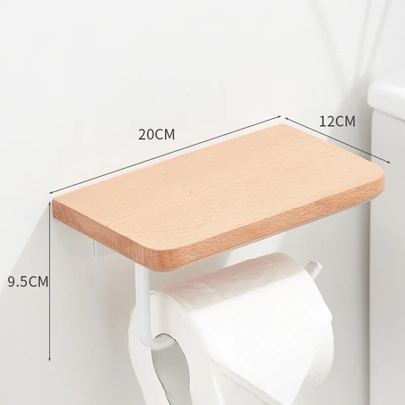 Toilet Tissue Roll Holders Wall Mount with Self  Screw for Small Items,Tissue Holder for Bathroom Kitchen Bedroom