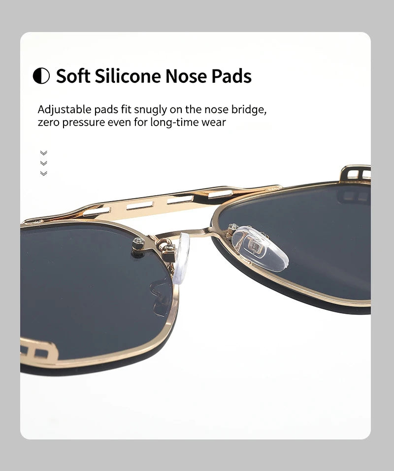 Fashionable New Style Sunglasses Trendy Outdoor Sun Protection Travel Glasses High-end Sun-shading Glasses8820