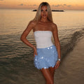 Casual Sequined Loose Sling Short Dress Women Sleeveless Backless Shinny Party Mini Dresses Female 2026 Summer Autumn Lady Robes