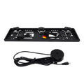 Car Camera 3in1  Parking Sensor European License Plate Frame Backup 4 LED Waterproof  Rear View Reversing Radar System