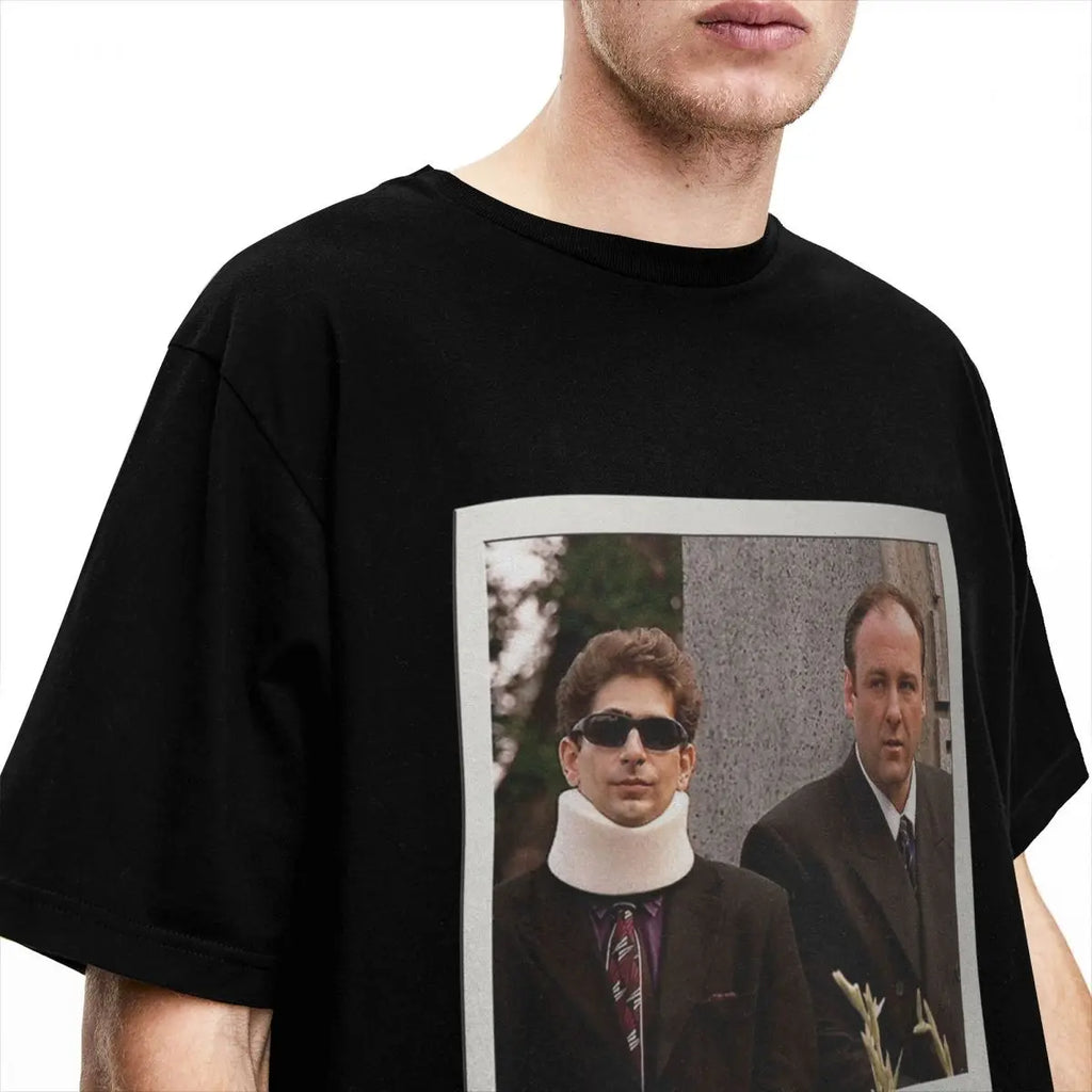 Streetwear T Shirt Tony Soprano Tv Show Pop Culture Cotton T-Shirts Fashion Tshirt for Men Summer Casual Short Sleeve Top Tees