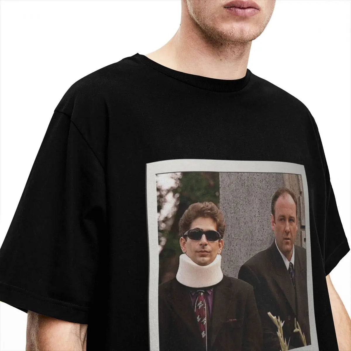 Streetwear T Shirt Tony Soprano Tv Show Pop Culture Cotton T-Shirts Fashion Tshirt for Men Summer Casual Short Sleeve Top Tees