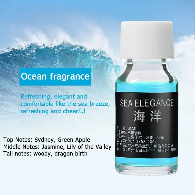 10ml Car Perfume Refill Air Freshener Natural Plant Essential Oil Aroma Diffuser Fragrance Humidifier Essential Oil Freshener