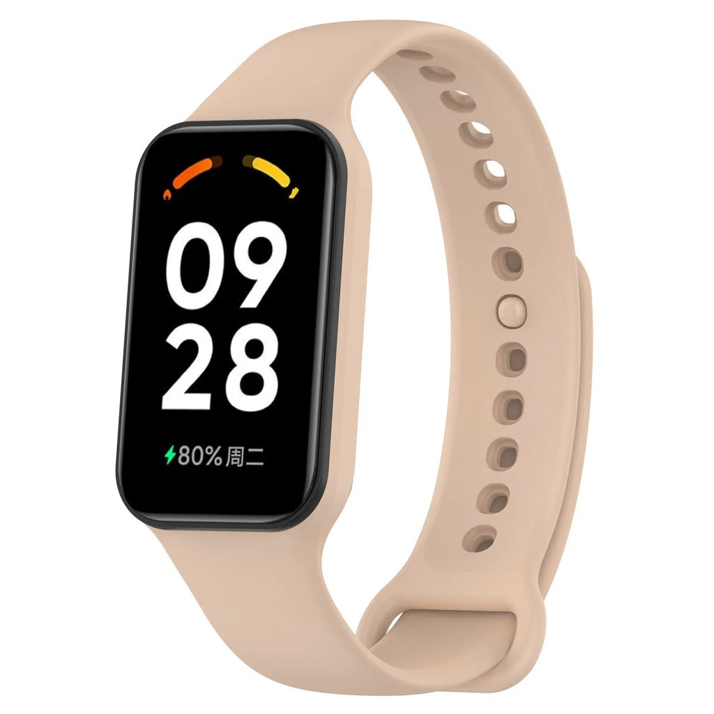 Silicone Strap For Xiaomi Redmi Band 2 Watchband Bracelet Replacement For Xiaomi Band 8 Active Wrist Strap Correa Accessories