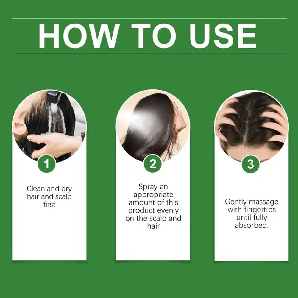 Rosemary Rice Water Hair Growth Spray with Peppermint Biotin Advanced Scalp Treatment for Thinning Hair Regrowth for Men & Women