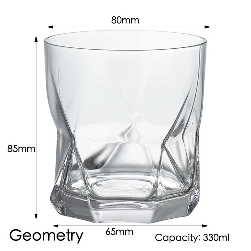 Whiskey Glasses, Scotch Whisky, Bourbon, Cocktails, RUM, Durable Whiskey Glasses