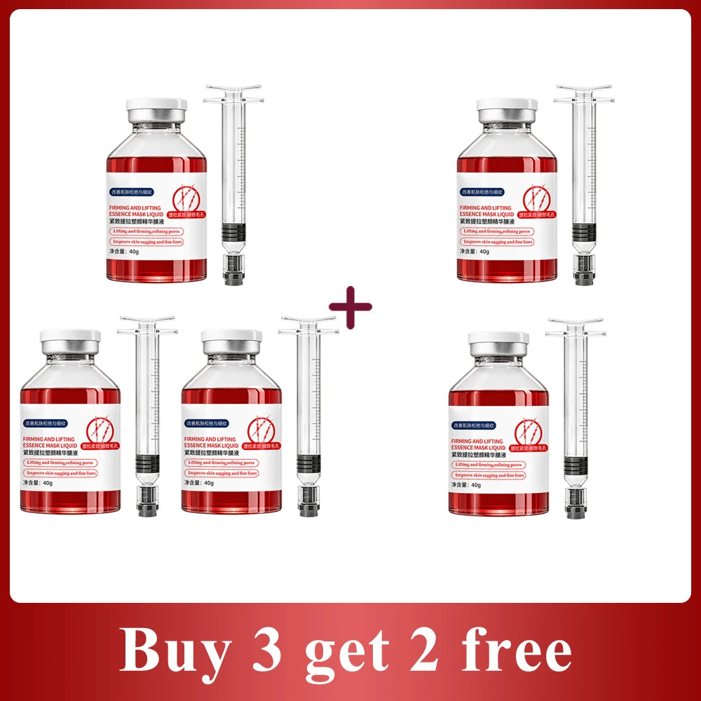 Large Ampoule Serum with Needle-free Syringe, Precise Dose Control, Deep Hydration & Soothing, Improve Rough Dull Skin Texture