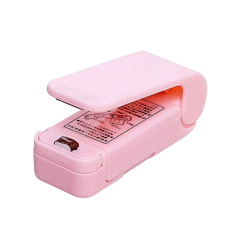 Mini Hea Bag Seal Machine Package Sealer Bags Thermal Plastic Food Bag