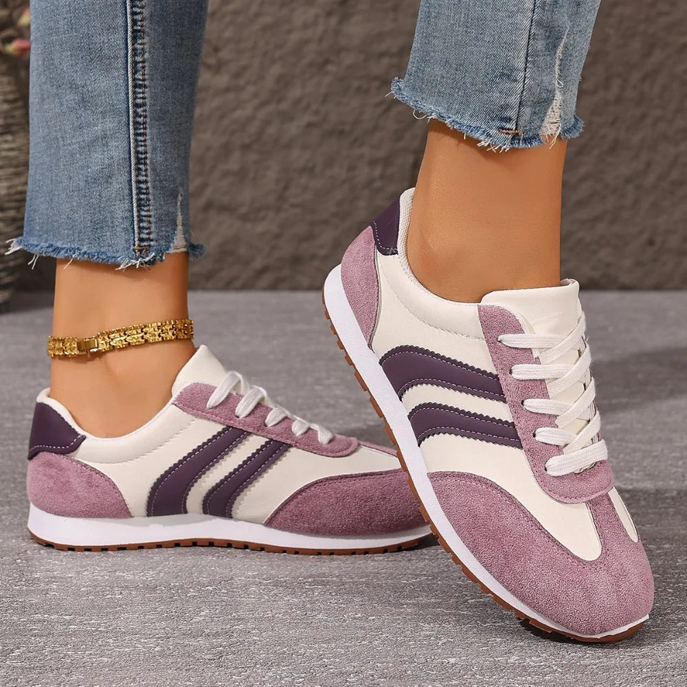 Fashion Women Sneakers 2026 New Breathable Sport Shoes Women Spring Autumn Running Sneakers Casual Lightweight Shoes