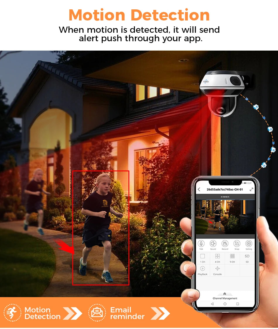 Hiseeu 6MP Vandalproof POE IP Audio Camera 4X Optical Zoom Outdoor Video CCTV Security Surveillance Dome Cameras Onvif H.265