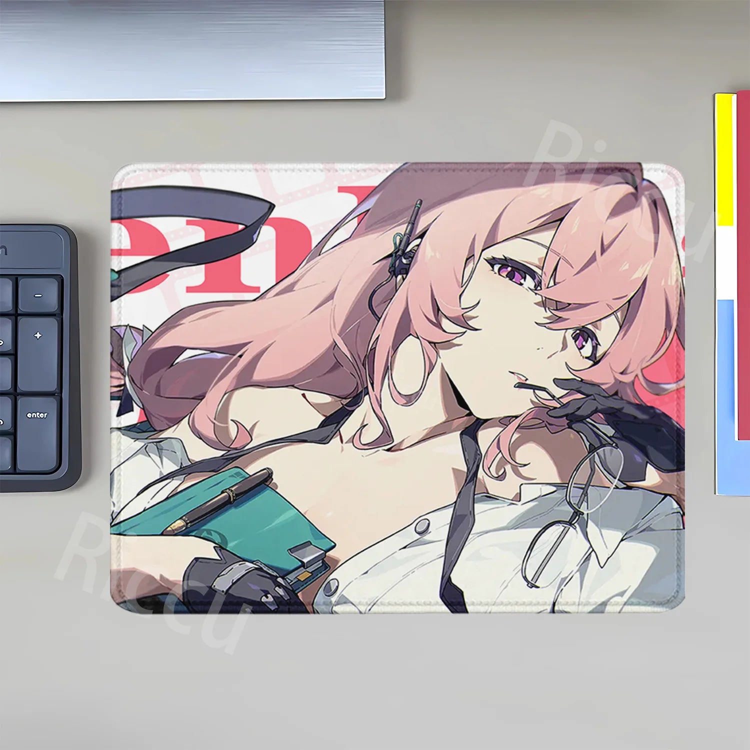 Mouse Pad Zenless Zone Zero Vivian Hoshimi Miyabi Ellen Joe Small Size Mousepad ZZZ Office accessories overlock teclado Desk Mat