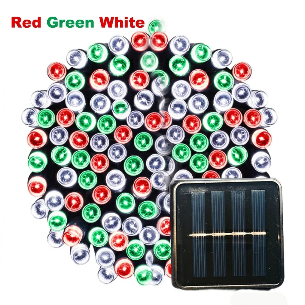 100Led Solar String Light Fairy Garden Waterproof Outdoor Lamp 3V Garland For Holiday/Party/Birthday Home Decoration