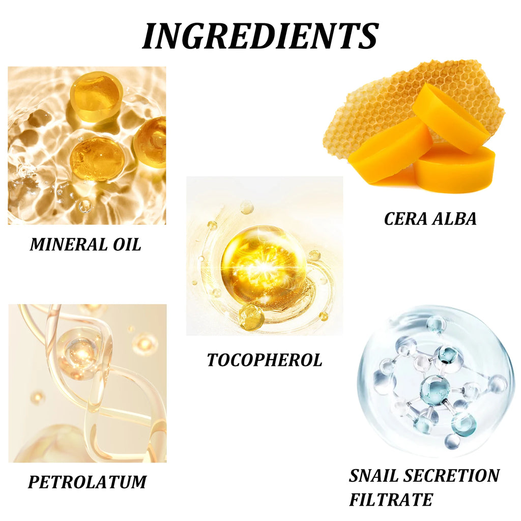 Snail Eye Cream Stick Collagen Fade Fine Lines Wrinkle Lightening Dark Circles Firming Eye Bags Puffiness Moisturizing Eye Cream
