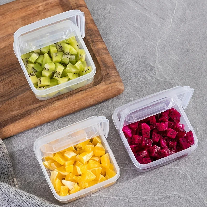 1PC Sliced Cheese Container for Fridge, Clear Plastic Butter Block Cheese Slice Storage Box with Flip Lid for Refrigerator Food