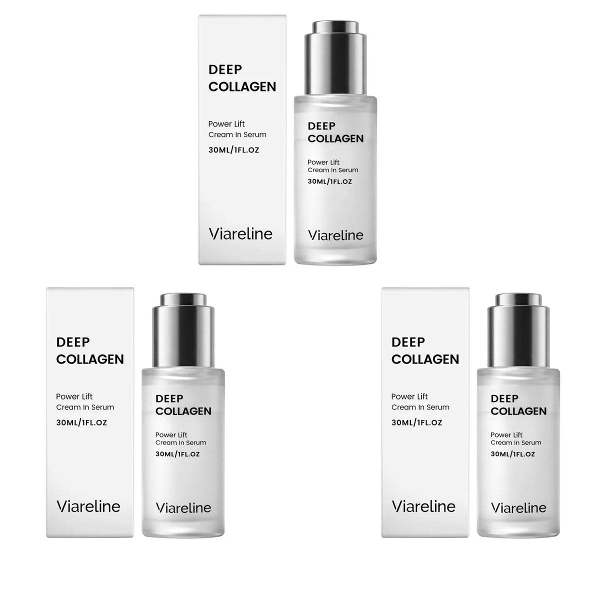 Viareline Lift Serum Cream Anti Wrinkles Fades Fine Lines Improve Sagging Brighten Skin Elasticity Boost Moisturizing Face Serum