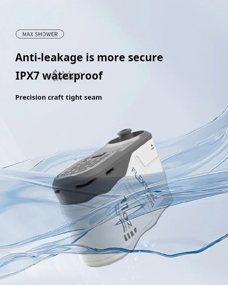 Flextail Max Shower lightweight 620g Outdoor Travel Camping Portable Shower IPX7 waterproof drop-proof Wireless Electric Shower
